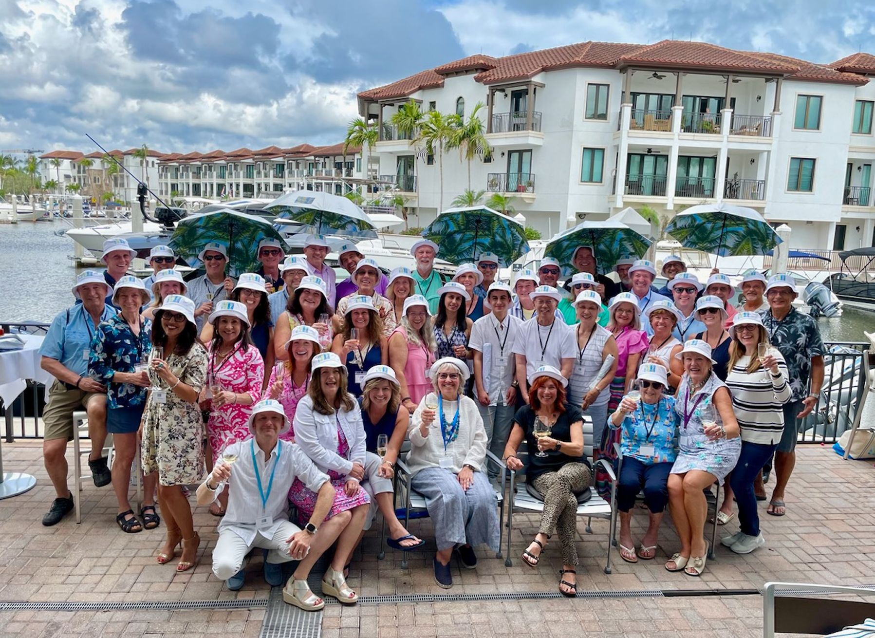 Leadership Retreat attendees gathered together in Naples, Florida