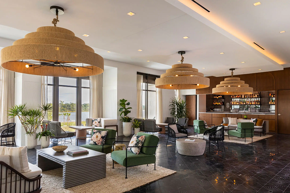 Sunroom lounge inside The Thompson Savannah